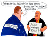 Cartoon: pack-probleme (small) by Andreas Prüstel tagged flüchtlinge,flüchtlingsunterkünfte,asyl,asylanten,proteste,krawalle,anschläge,rechtsradikale,neonazis,besorgte,bürger,ordnungsamt,rechtschreibung,deutsche,sprache,pack,beipackzettel,cartoon,karikatur,andreas,pruestel