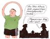 Cartoon: paralympisch (small) by Andreas Prüstel tagged paralympic,behindertensport,cartoon,karikatur,andreas,pruestel