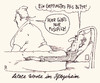 Cartoon: pflegenotstand (small) by Andreas Prüstel tagged pflege,altenpflege,pflegeheim,pflegenotstand,tod,letzter,wunsch,pils,bier,fußpilz,pfleger,cartoon,karikatur,andreas,pruestel