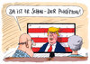 Cartoon: pokemon (small) by Andreas Prüstel tagged donald trump republikaner usa nominierungsparteitag pokemon cartoon karikatur andreas pruestel
