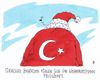 Cartoon: provoziert (small) by Andreas Prüstel tagged türkei,deutsche,auslandsschule,weihnachtsverbot,weihnachtsmann,cartoon,karikatur,andreas,pruestel