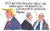 Cartoon: riesling (small) by Andreas Prüstel tagged usa,trump,zwanzig,charackterisierung,riesling,wein,cartoon,karikatur,andreas,pruestel