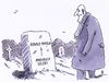 Cartoon: ronald pafolla (small) by Andreas Prüstel tagged grabstein,grabinschrift,friedhof,cartoon,karikatur,andreas,pruestel