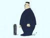 Cartoon: schniedlkim (small) by Andreas Prüstel tagged kim,jong,un,nordkorea,erstschlagdrohung,atombombe,atomschlag,trägerrakete