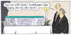 Cartoon: schön frisch (small) by Andreas Prüstel tagged tupperware,frischhaltebox,sarg,tod,aufbahrung