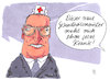 Cartoon: schon jetzt (small) by Andreas Prüstel tagged gesundheitsminister,jens,spahn,armut,hartzvier,zweiklassenmedizin,cartoon,karikatur,andreas,pruestel