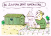 Cartoon: schuppen (small) by Andreas Prüstel tagged schuppen,haarausfall,alter,cartoon,karikatur,andreas,pruestel