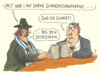 Cartoon: sicherheitskonferenz münchen (small) by Andreas Prüstel tagged münchen,sicherheitskonferenz,fußball,tsv,achtzehnhundertsechsig,kneipe,bier,fanschal,cartoon,karikatur,andreas,pruestel