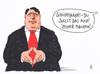 Cartoon: siegmar (small) by Andreas Prüstel tagged siegmar,gabriel,spd,große,koalition,kanzlerin,raute,cartoon,karikatur,andreas,pruestel