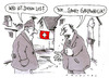 Cartoon: st.gallen (small) by Andreas Prüstel tagged sanktgallen,schweiz,gallenkolik,kolik