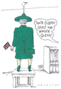 Cartoon: tante elsbeht (small) by Andreas Prüstel tagged queen,elizabeth,großbritannien