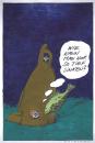 Cartoon: tiefsee (small) by Andreas Prüstel tagged uboot,schiffskatastrophe,fische