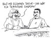 Cartoon: traumpaar (small) by Andreas Prüstel tagged eisbär,knut,elizabethtayler,tod,kino,hollywood