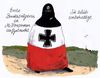 Cartoon: unbehelligt (small) by Andreas Prüstel tagged mecklenburg,vorpommern,fremdenfeindlichkeit,islam,burka,rechtsradikale,rechtspopulismus,nationalismus,afd,cartoon,karikatur,andreas,pruestel