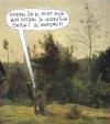 Cartoon: undeutlich (small) by Andreas Prüstel tagged corot,malerei