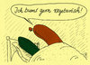 Cartoon: vegetarisch (small) by Andreas Prüstel tagged vegetarisch,vegetarier,bumsen,wurst,gurke,sex,cartoon,karikatur,andreas,pruestel