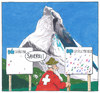 Cartoon: verstimmung am matterhorn (small) by Andreas Prüstel tagged schweiz,schweizer,matterhorn,natur,bewertungen