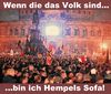 Cartoon: volk (small) by Andreas Prüstel tagged pegida,dresden,fremdenfeindlichkeit,volk,völkisch,nationalismus,hempels,sofa,cartoon,collage,andreas,pruestel