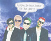 Cartoon: volksmusik (small) by Andreas Prüstel tagged heino,die,ärzte,coverversionen,punk