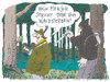 Cartoon: waldsterben (small) by Andreas Prüstel tagged waldsterben,tod,wald,verbrechen,mord