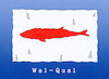 Cartoon: walqual (small) by Andreas Prüstel tagged japan,waljagd,cartoon,karikatur,andreas,pruestel