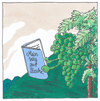 Cartoon: weinlese (small) by Andreas Prüstel tagged wein,weinrebe,buch,alkohol,lebensweg