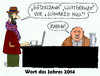 Cartoon: wort des jahres (small) by Andreas Prüstel tagged 2014,wort,des,jahres,götzeidank,schwarze,null,lichtgrenze,cartoon,karikatur,andreas,pruestel