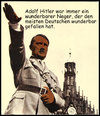 Cartoon: wunderbar (small) by Andreas Prüstel tagged joachim,herrmann,innenminister,bayern,roberto,blanco,neger,adolf,hitler,cartoon,collage,andreas,pruestel