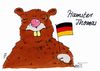 Cartoon: zivilschutzkonzept (small) by Andreas Prüstel tagged innenminister,thomas,de,maiziere,bundesregierung,zivilschutz,zivilschutzkonzept,bevorratung,hamster,cartoon,katikatur,andreas,pruestel