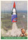 Cartoon: zonen-rakete (small) by Andreas Prüstel tagged ddr,raumfahrt,kosmonaut,siegmund,jähn,süsstoff,zückli,raketenstart,collage,andreas,prüstel