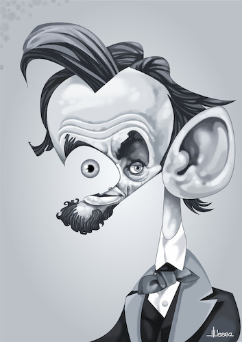 Cartoon: Abraham Lincoln (medium) by Ulisses-araujo tagged abraham,lincoln