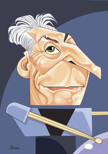 Cartoon: Charlie Watts (medium) by Ulisses-araujo tagged charlie,watts