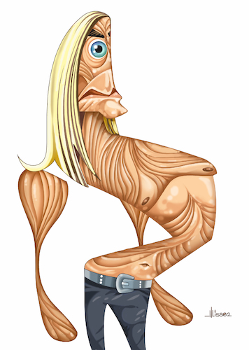 Cartoon: Iggy Pop (medium) by Ulisses-araujo tagged iggy,pop