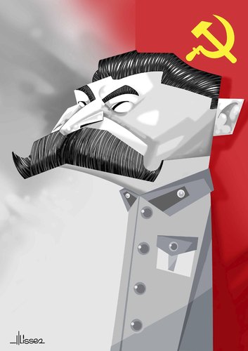 Cartoon: Josef Stalin (medium) by Ulisses-araujo tagged josef,stalin