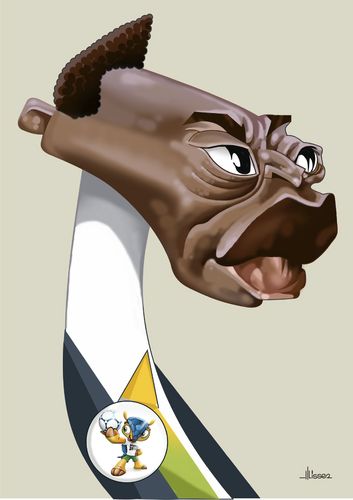 Cartoon: Pele (medium) by Ulisses-araujo tagged pele,caricature