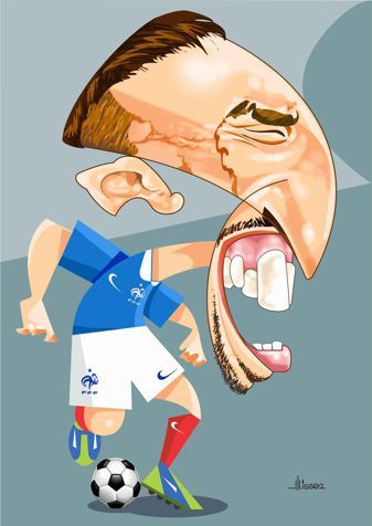 Cartoon: Ribery (medium) by Ulisses-araujo tagged ribery