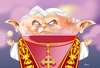 Cartoon: Bento XVI (small) by Ulisses-araujo tagged bento,xvi,caricature