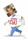 Cartoon: EGO (small) by Ulisses-araujo tagged ego