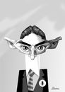 Cartoon: Franz Kafka (small) by Ulisses-araujo tagged franz,kafka,caricature