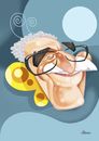 Cartoon: Gabriel Garcia Marquez (small) by Ulisses-araujo tagged gabriel,garcia,marquez