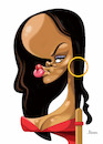 Cartoon: Rhianna (small) by Ulisses-araujo tagged rhianna