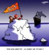 Cartoon: Titanic (small) by Georg Zitzmann tagged titanic,schiff,boot,eisberge,kreuzfahrten