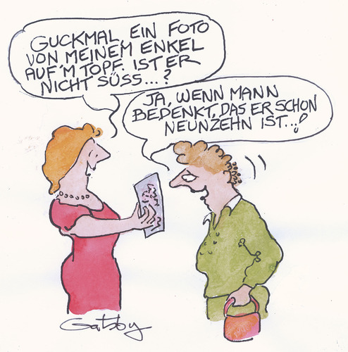 Enkel auf dem Topf Enkel auf dem Topf