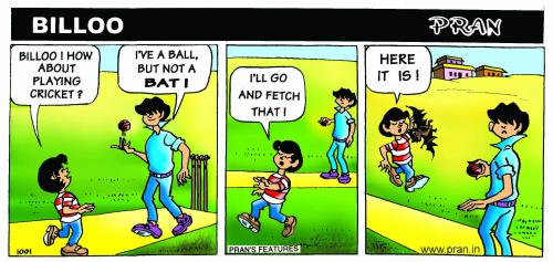 Cartoon: Billoo (medium) by pran tagged pran