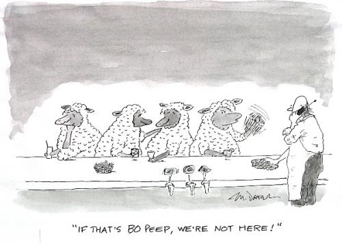 Cartoon: Sheep on the Lam (medium) by Mike Dater tagged mike,dater,inkroom
