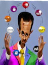 Cartoon: Bashar Alassad (small) by handren khoshnaw tagged handren khoshnaw