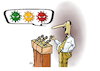 Cartoon: corona virus and liar official (small) by handren khoshnaw tagged handren,khoshnaw,cartoon,coronavirus,covid19,liar,official,in,charge,traffic,light