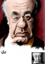 Cartoon: Eugen Ionescu (small) by handren khoshnaw tagged handren,khoshnaw,eugen,ionescu,romania