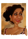 Cartoon: Hind Kamil (small) by handren khoshnaw tagged handren,khoshnaw,hind,kamil,iraq,actress,caricature