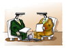 Cartoon: Negotiations between the Kurdish (small) by handren khoshnaw tagged handren,khoshnaw